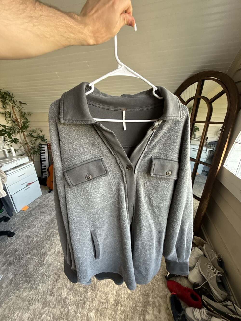 Free People Ruby Jacket Fleece Shacket Size Small